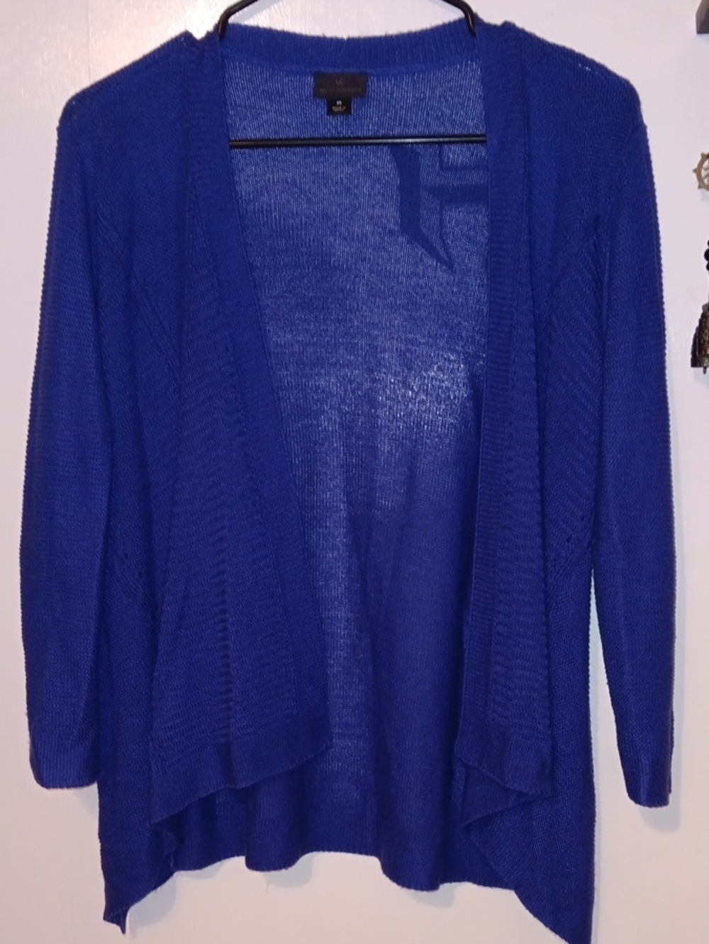 Worthington Open-Front Cardigan - Cobalt Blue
